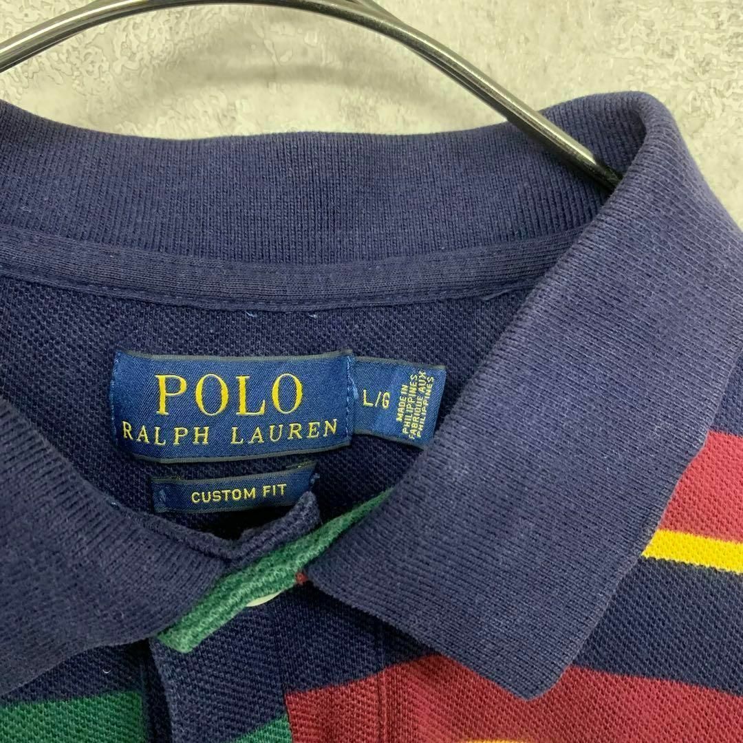 POLO RALPH LAUREN - 【激レアデザインL☆US輸入】ポロラルフ POLO RALPH LAUREN - 【激レアデザインL☆US輸入】ポロラルフ