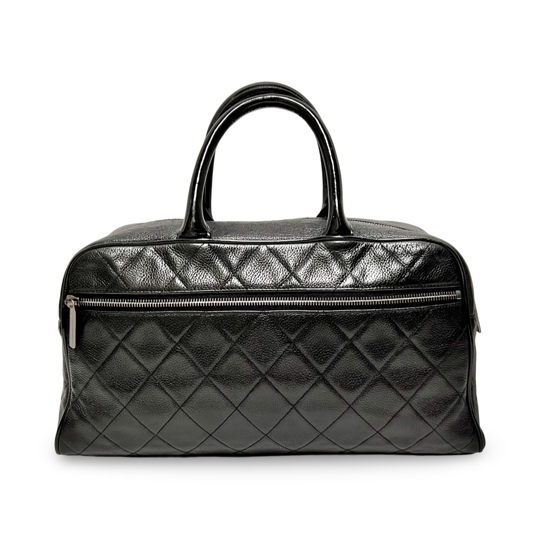 CHANEL - CHANEL シャネル マトラッセ ロゴ ミニ ボストンバッグ CHANEL - CHANEL シャネル マトラッセ ロゴ ミニ ボストンバッグ