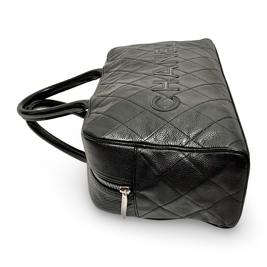 CHANEL - CHANEL シャネル マトラッセ ロゴ ミニ ボストンバッグ CHANEL - CHANEL シャネル マトラッセ ロゴ ミニ ボストンバッグ