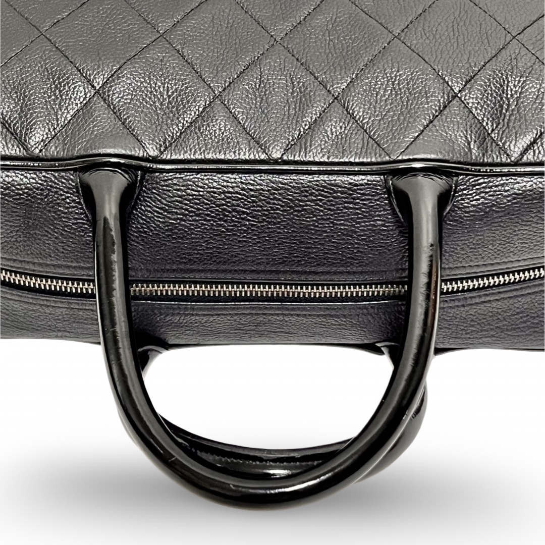 CHANEL - CHANEL シャネル マトラッセ ロゴ ミニ ボストンバッグ CHANEL - CHANEL シャネル マトラッセ ロゴ ミニ ボストンバッグ