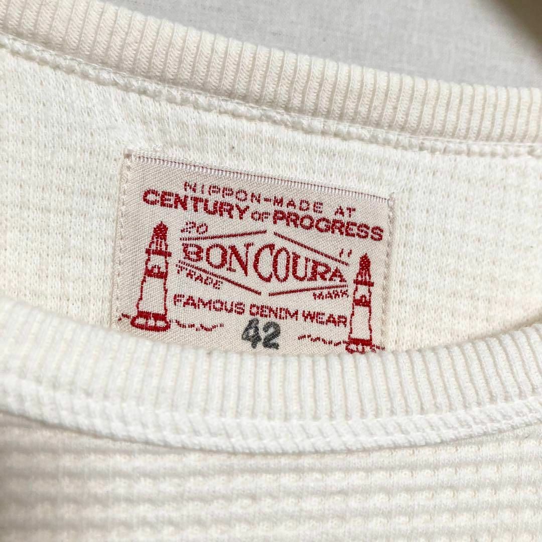 サイズ42!BONCOURA ヘビーウェイトサーマルロングスリーブ サイズ42!BONCOURA ヘビーウェイトサーマルロングスリーブ