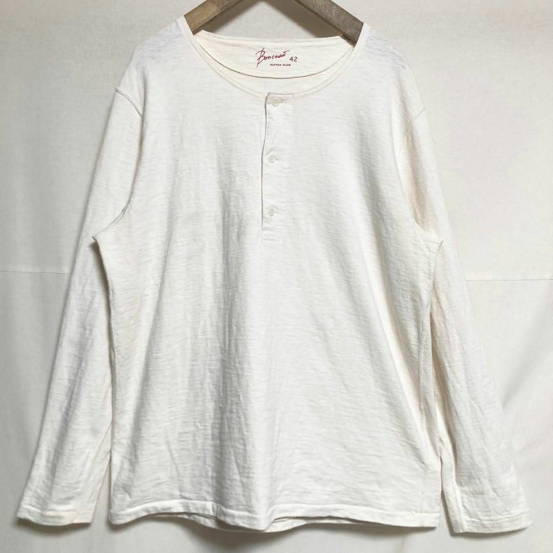 BONCOURA - ⚫︎サイズ42!BONCOURA ヘンリーネックTシャツ BONCOURA - ⚫︎サイズ42!BONCOURA ヘンリーネックTシャツ