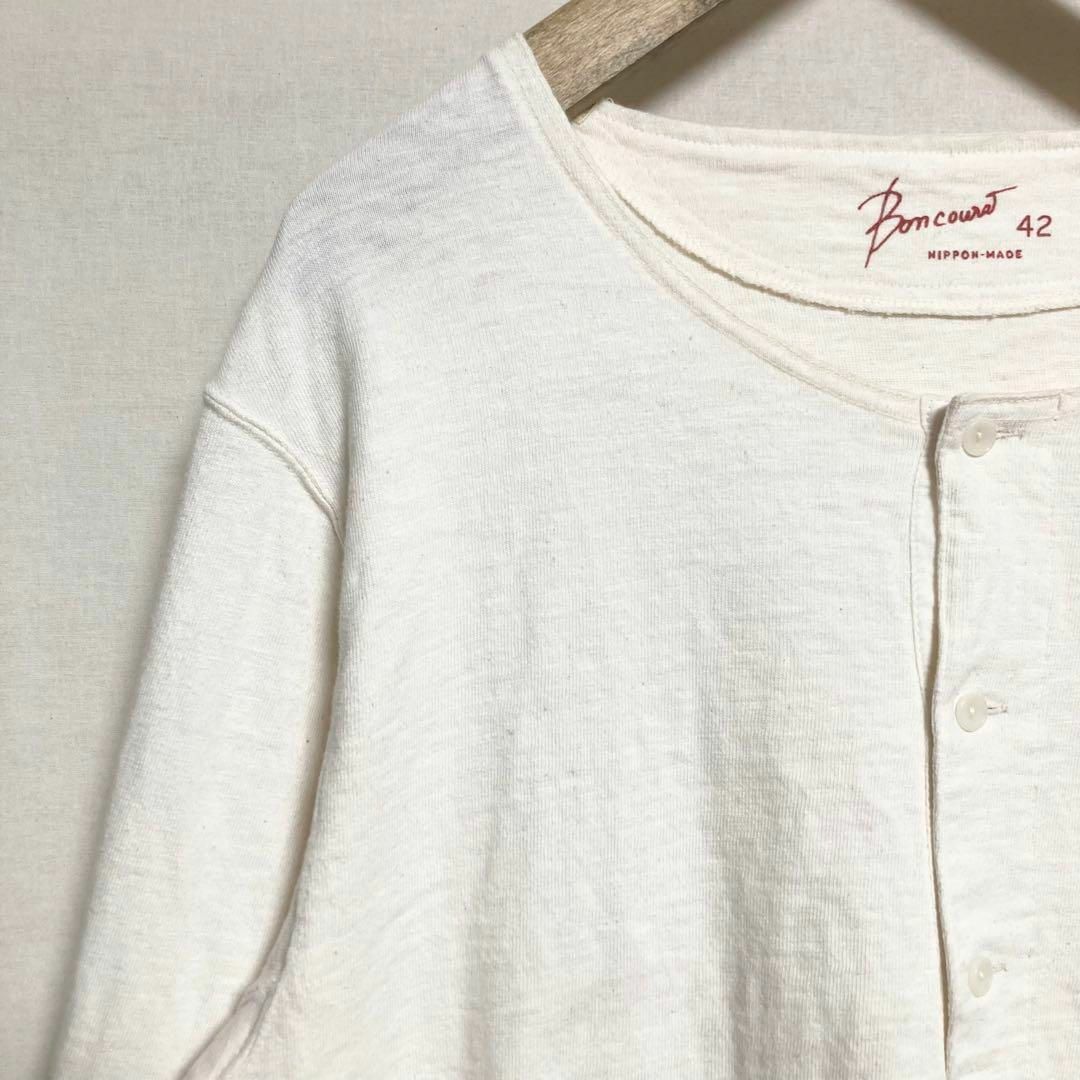 BONCOURA - ⚫︎サイズ42!BONCOURA ヘンリーネックTシャツ BONCOURA - ⚫︎サイズ42!BONCOURA ヘンリーネックTシャツ