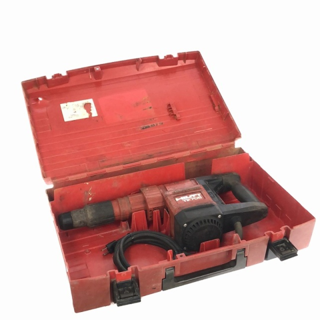 ☆中古品☆HILTI ヒルティ 100V 電動ハツリ機 TE705 ケース付 ☆中古品☆HILTI ヒルティ 100V 電動ハツリ機 TE705 ケース付