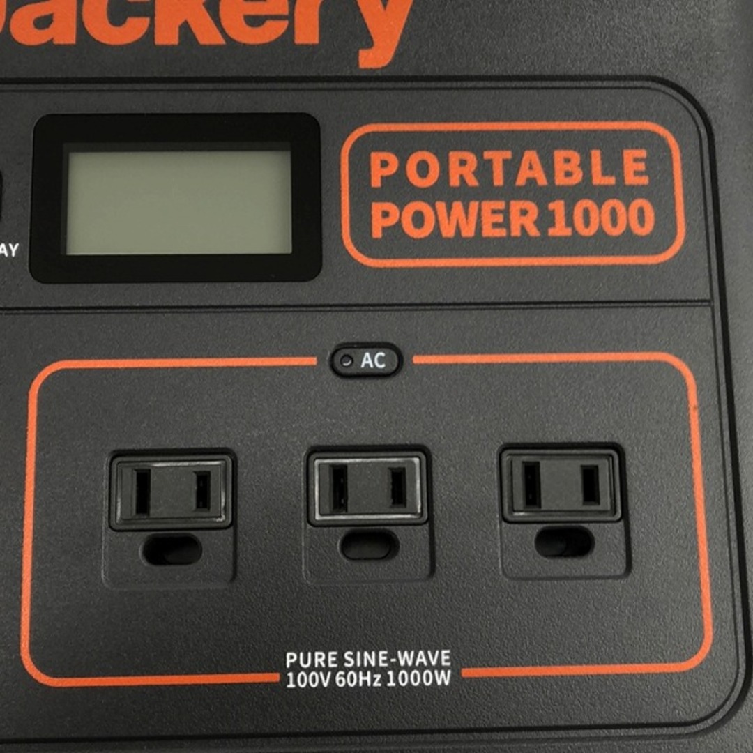 ☆美品☆ Jackery ジャクリ ポータブル電源 PTB101 Black+orange ☆美品☆ Jackery ジャクリ ポータブル電源 PTB101 Black+orange