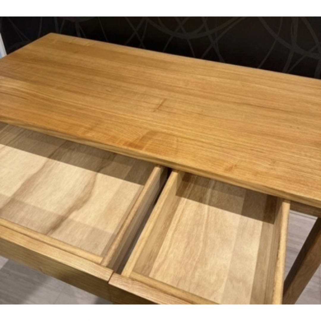 MUJI (無印良品) - 廃盤品 無印良品 タモ材デスク 事務机 学習机 MUJI (無印良品) - 廃盤品 無印良品 タモ材デスク 事務机 学習机