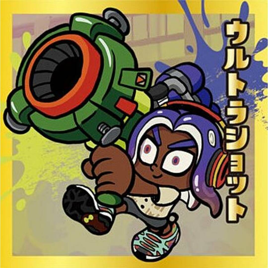 【SN2-17 ウルトラショット (レア) 】スプラトゥーン3 陣取大戦ナワバトラー シールウエハースvol.2 エンタメ/ホビーのアニメグッズ(その他)の商品写真