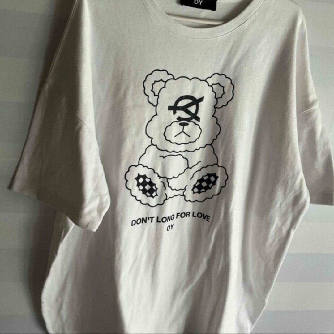 OY - 『OY/オーワイ』ホワイトODOLLY T くま 半袖 Tシャツの通販 OY - 『OY/オーワイ』ホワイトODOLLY T くま 半袖 Tシャツの通販