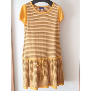 BURBERRY BLUE LABEL(ひざ丈ワンピース ・ イエロー/黄色系)の BURBERRY BLUE LABEL(ひざ丈ワンピース ・ イエロー/黄色系)の