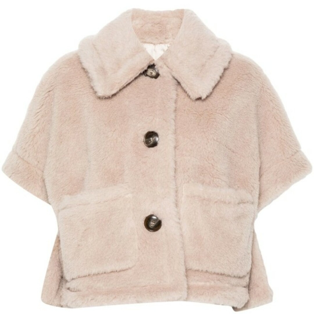 Max Mara - Max Mara NEWTERZO テディベアケープ 新品タグ付きの