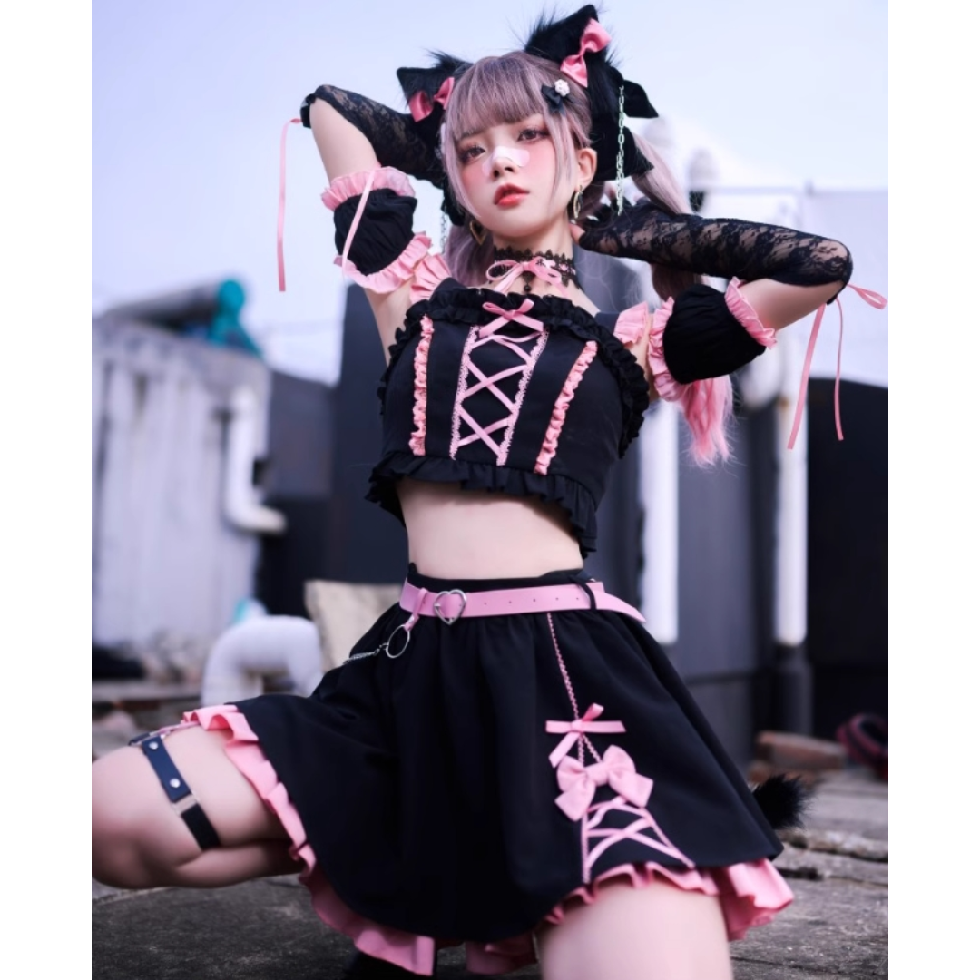 lolita 洋服 ロリィタ ゴスロリ JK スカートフルセット　L247＃ lolita 洋服 ロリィタ ゴスロリ JK スカートフルセット L247＃