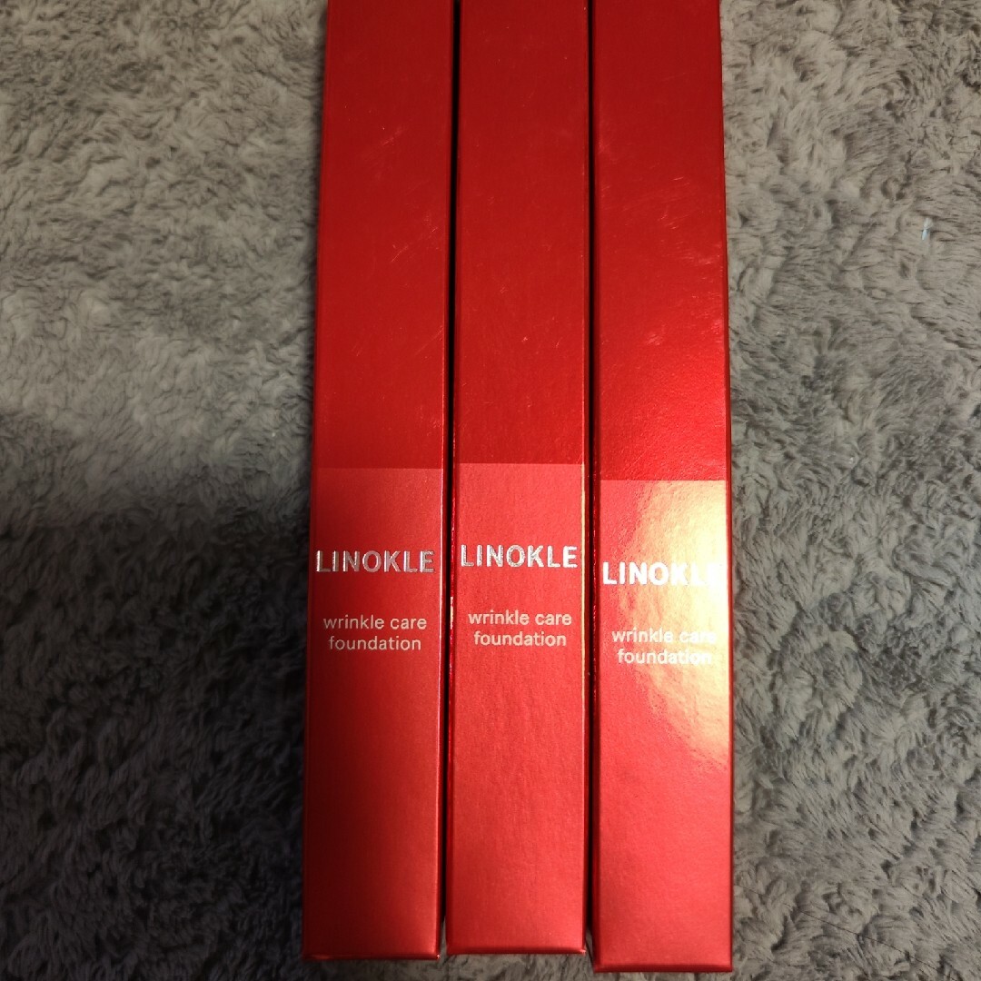 LINOKLE リンクルケアファンデーション 20g 3本セット 化粧下地 LINOKLE リンクルケアファンデーション 20g 3本セット 化粧下地
