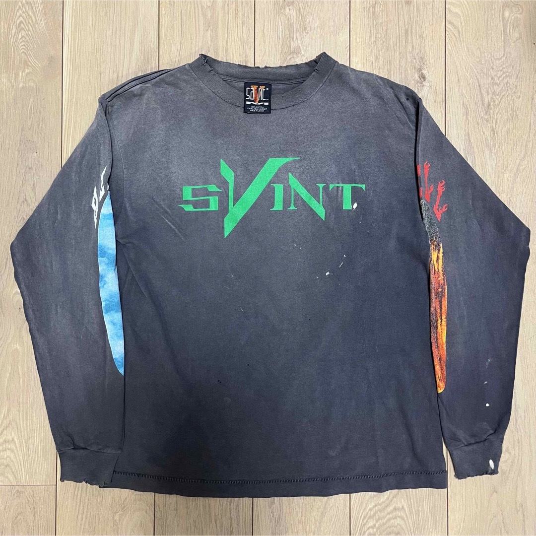 Saint Michael vlone LS カットソー ロンT tシャツ Saint Michael vlone LS カットソー ロンT tシャツ