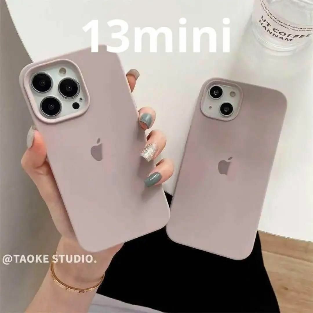 純正類似品 iPhone 13 mini ケース シリコンケース 霞色の通販 純正類似品 iPhone 13 mini ケース シリコンケース 霞色の通販