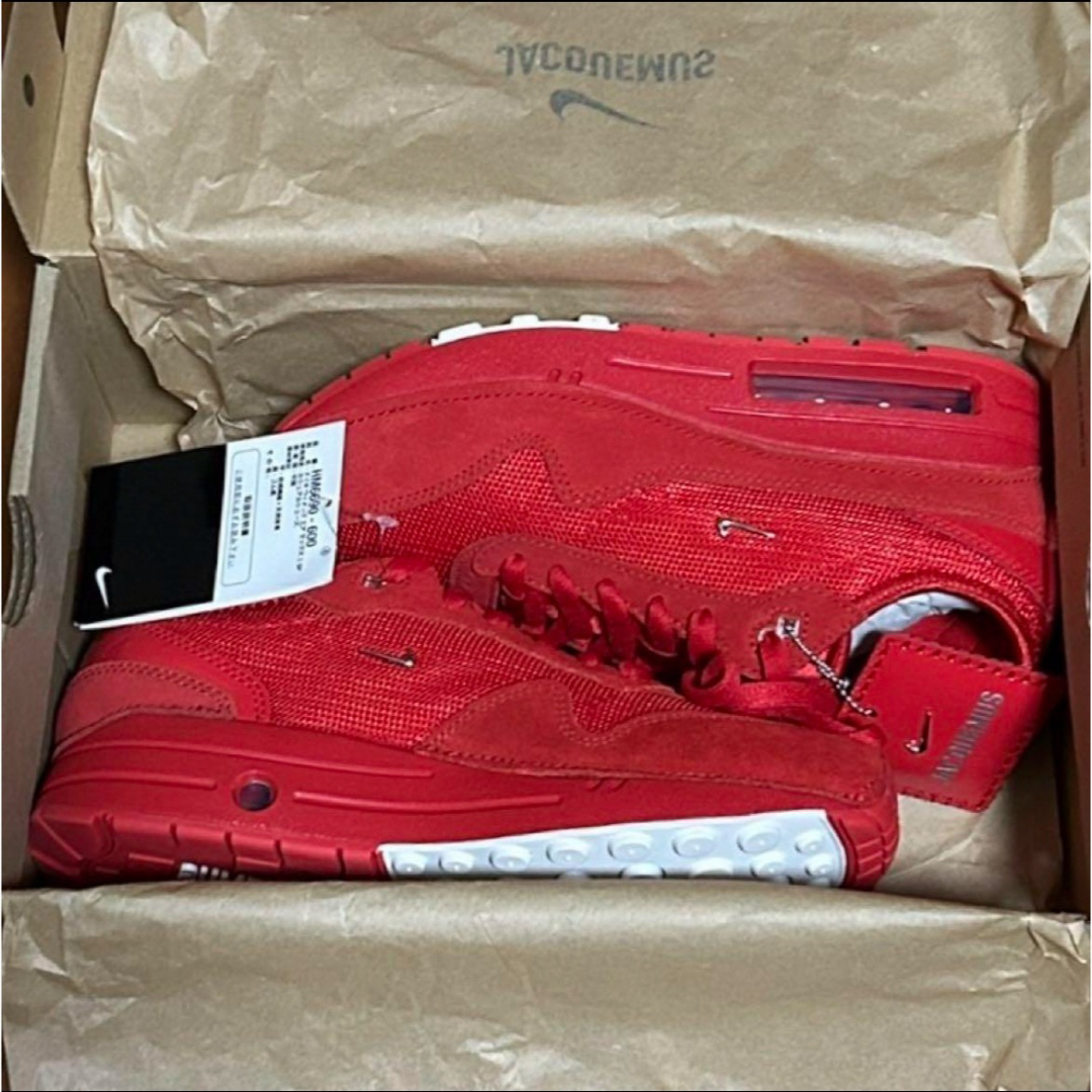 NIKE - Jacquemus × Nike WMNS Air Max 1 SP Redの通販 by NIKE - Jacquemus × Nike WMNS Air Max 1 SP Redの通販 by