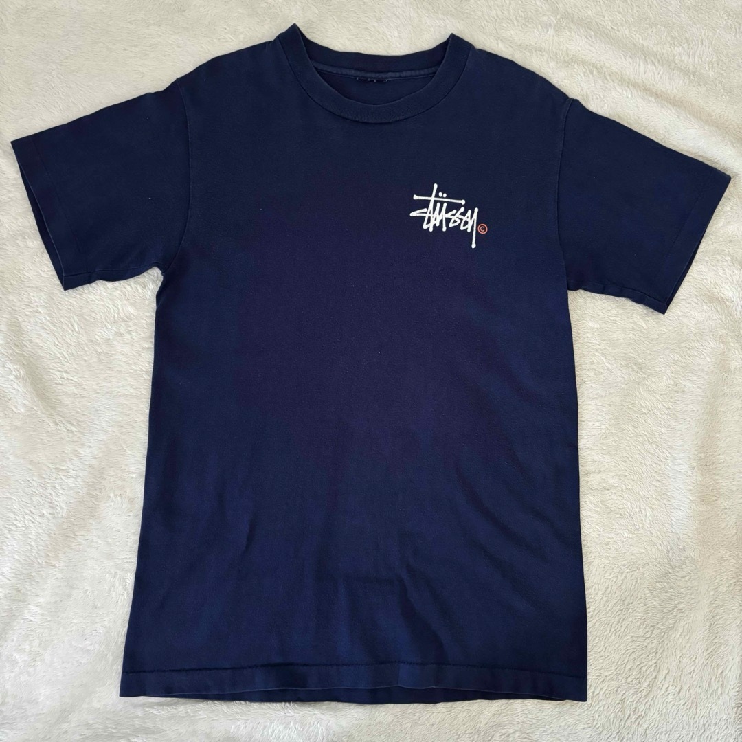 STUSSY - ステューシー STUSSY レディースM 紺色Tシャツ