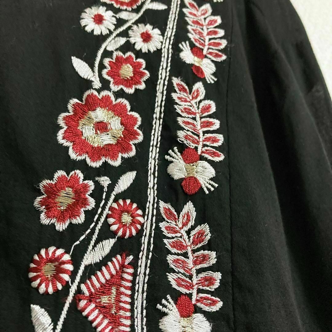 ne Quittez pas - ヌキテパ コットンボイル 刺繍 ロング ne Quittez pas - ヌキテパ コットンボイル 刺繍 ロング
