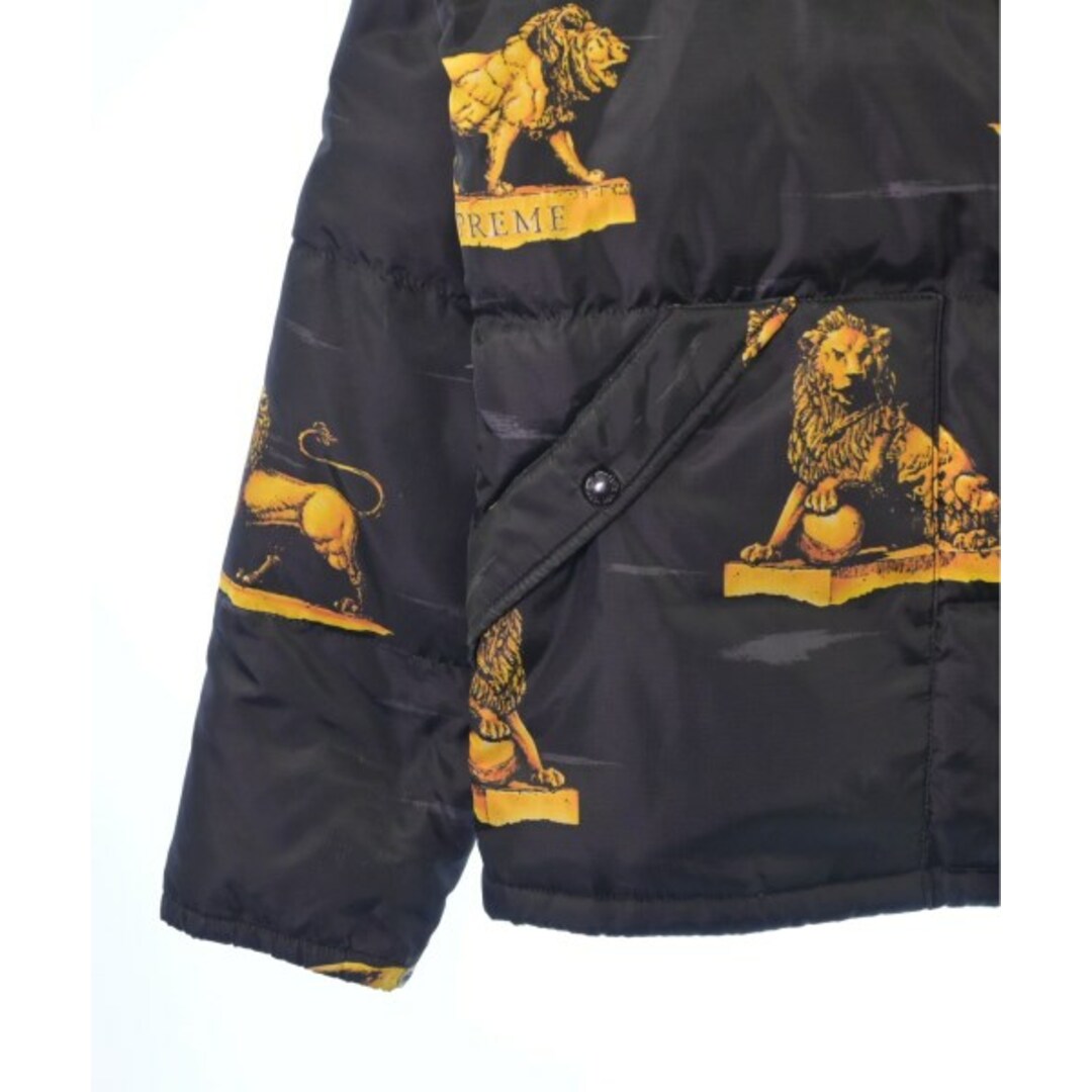 Supreme シュプリーム ダウンジャケット/ダウンベスト M 黒x黄 Supreme シュプリーム ダウンジャケット/ダウンベスト M 黒x黄