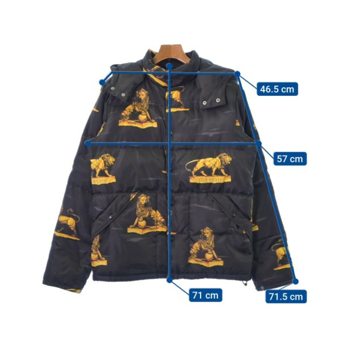 Supreme シュプリーム ダウンジャケット/ダウンベスト M 黒x黄 Supreme シュプリーム ダウンジャケット/ダウンベスト M 黒x黄