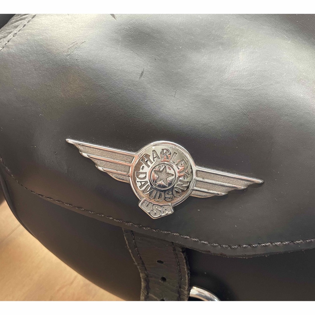 Harley Davidson - 【ハーレー純正】本革サイドバッグ左右セット Harley Davidson - 【ハーレー純正】本革サイドバッグ左右セット