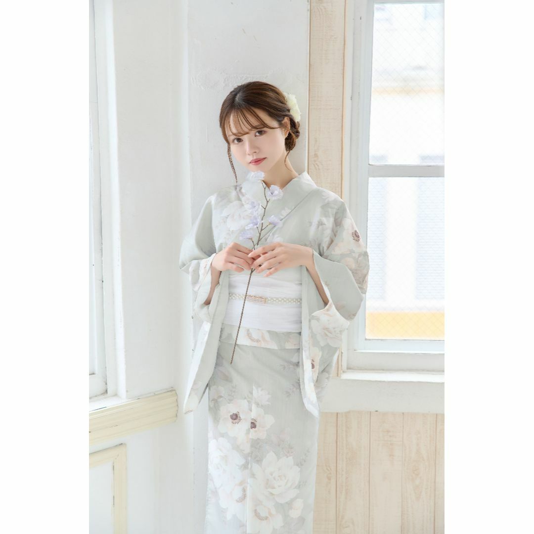 ANDANTE - 新品 浴衣 セット 浴衣セット ゆかた レディース 大人 緑 ミント Y4-76