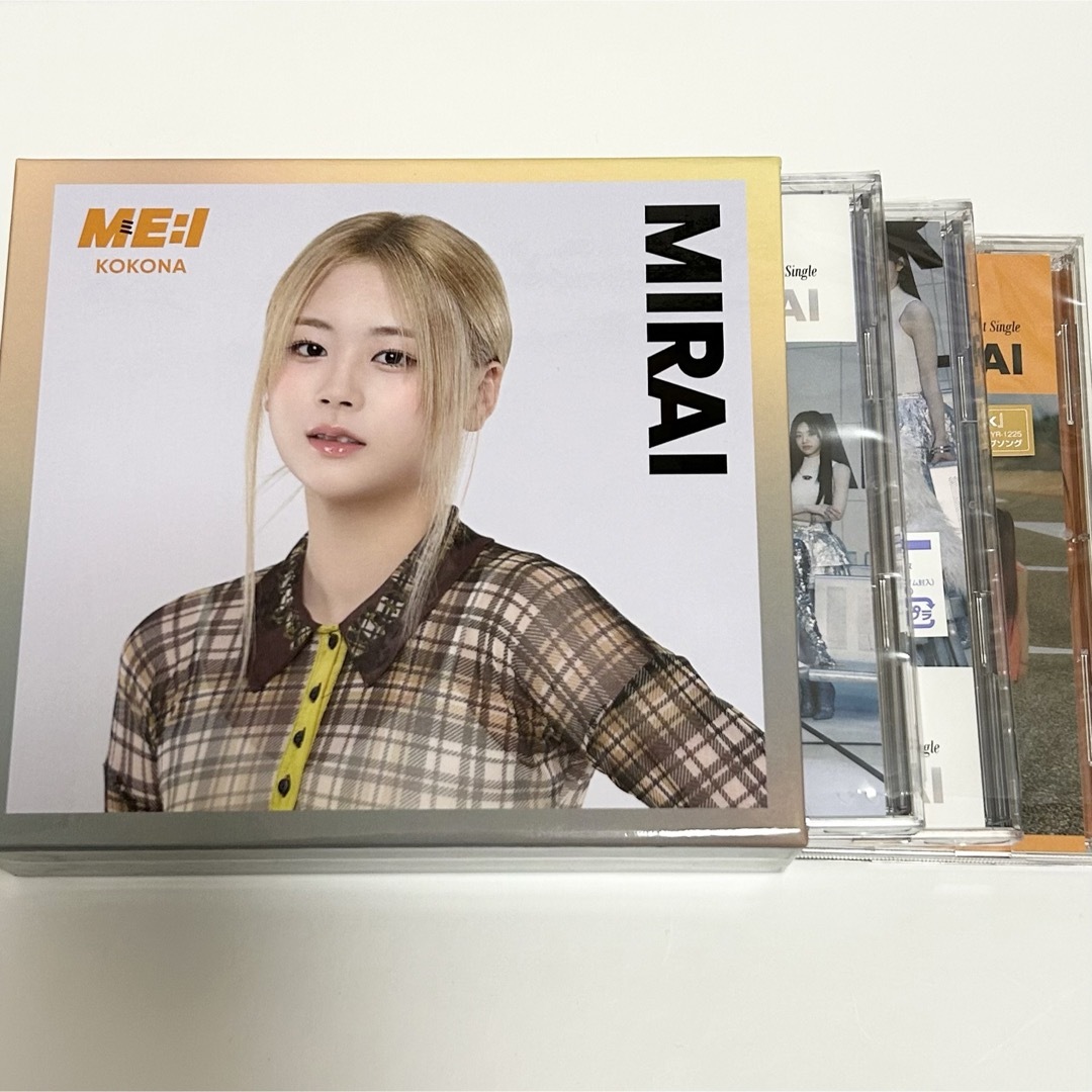 ME:I MIRAI CD 収納ボックス BOX 佐々木心菜 3形態セット エンタメ/ホビーのタレントグッズ(アイドルグッズ)の商品写真