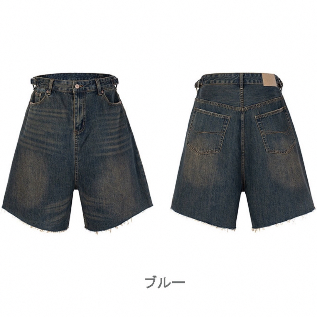 BALENCIAGA - バギー デニム ハーフパンツの通販 by 🔥プチプラ BALENCIAGA - バギー デニム ハーフパンツの通販 by 🔥プチプラ