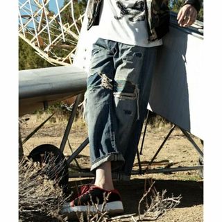 グラム(glamb)のglamb Vincent crushed denim 定価3万8500円 (デニム/ジーンズ)