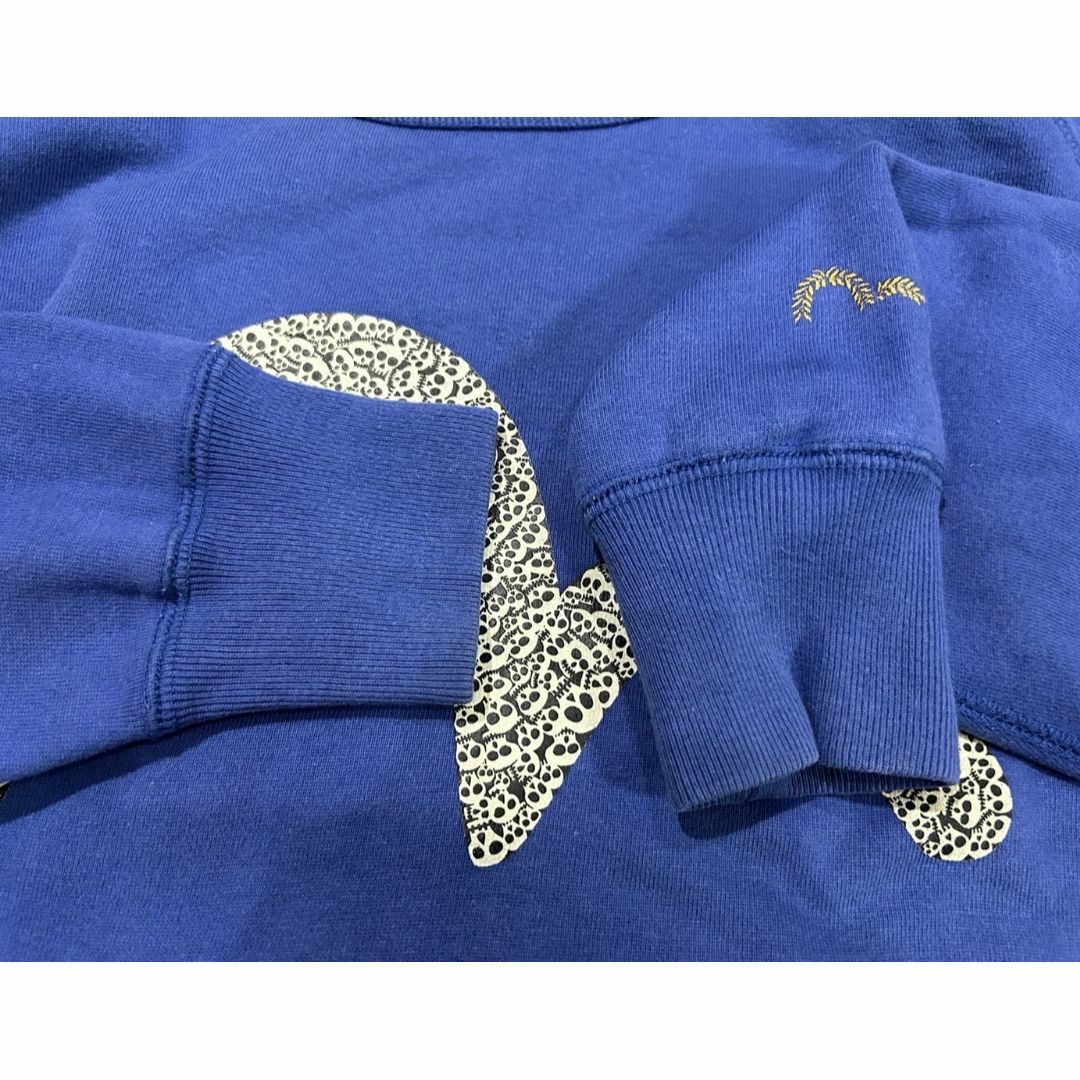 エヴィス EVISU スカル カモメ ロゴ スウェット トレーナー 42 エヴィス EVISU スカル カモメ ロゴ スウェット トレーナー 42