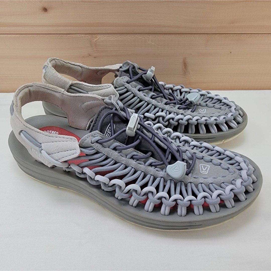 KEEN - キーン ユニーク サンダル グレー 24cmの通販 by ラムム KEEN - キーン ユニーク サンダル グレー 24cmの通販 by ラムム