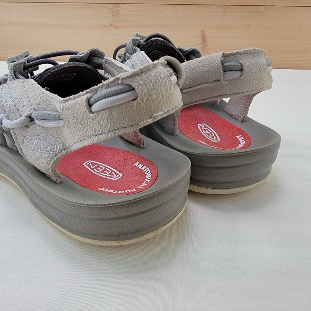 KEEN - キーン ユニーク サンダル グレー 24cmの通販 by ラムム KEEN - キーン ユニーク サンダル グレー 24cmの通販 by ラムム