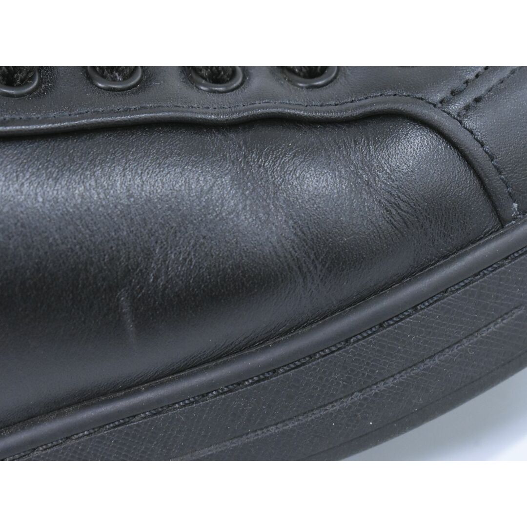 PRADA - 本物 プラダ PRADA レザー スニーカー 8 ブラック PRADA - 本物 プラダ PRADA レザー スニーカー 8 ブラック
