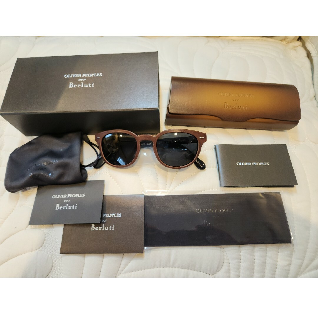 BERLUTI - ベルルッティBerlutiレザー革サングラス箱セット BERLUTI - ベルルッティBerlutiレザー革サングラス箱セット