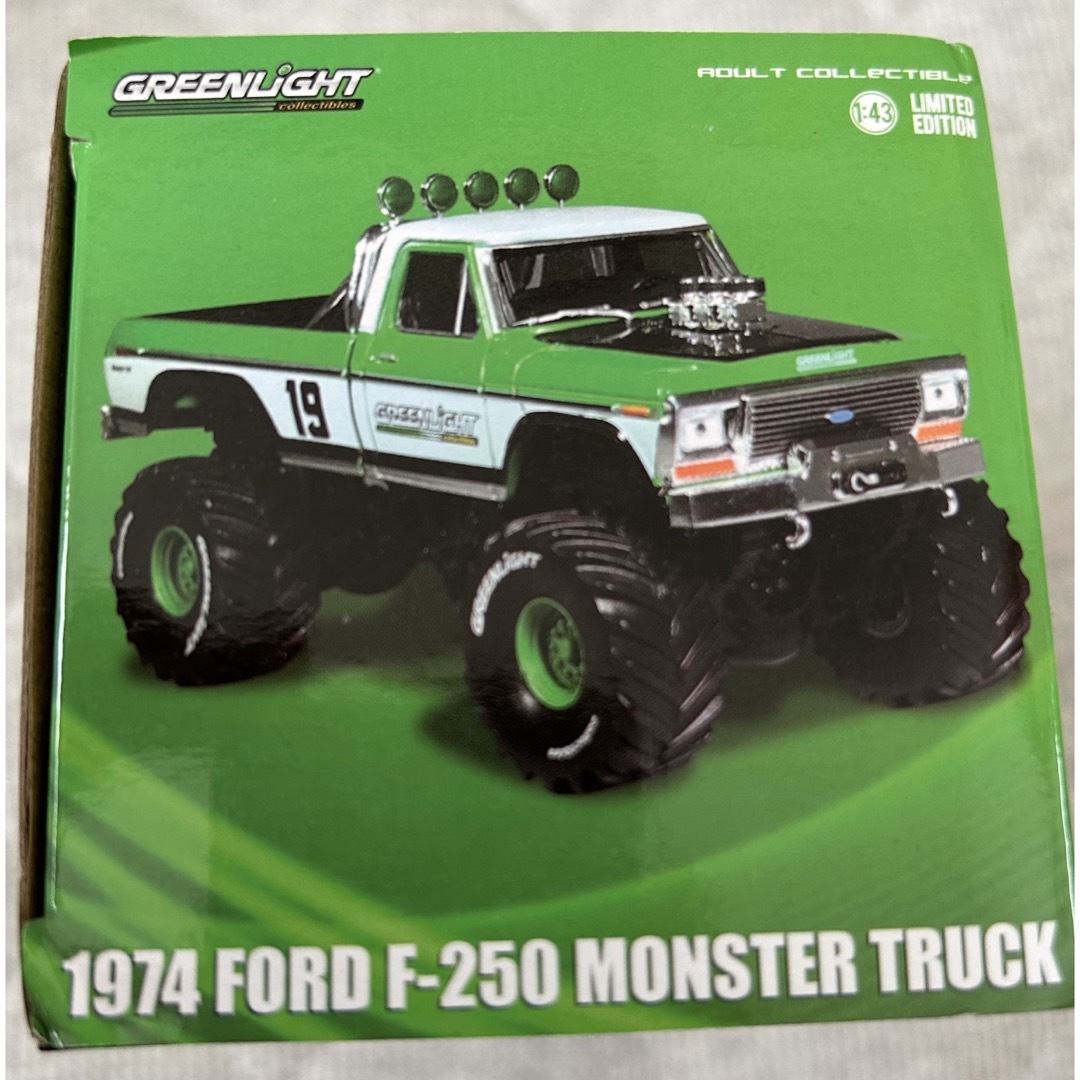 GREENLiDHT - グリーンライト F250 モンスタートラック ミニカー GREENLiDHT - グリーンライト F250 モンスタートラック ミニカー