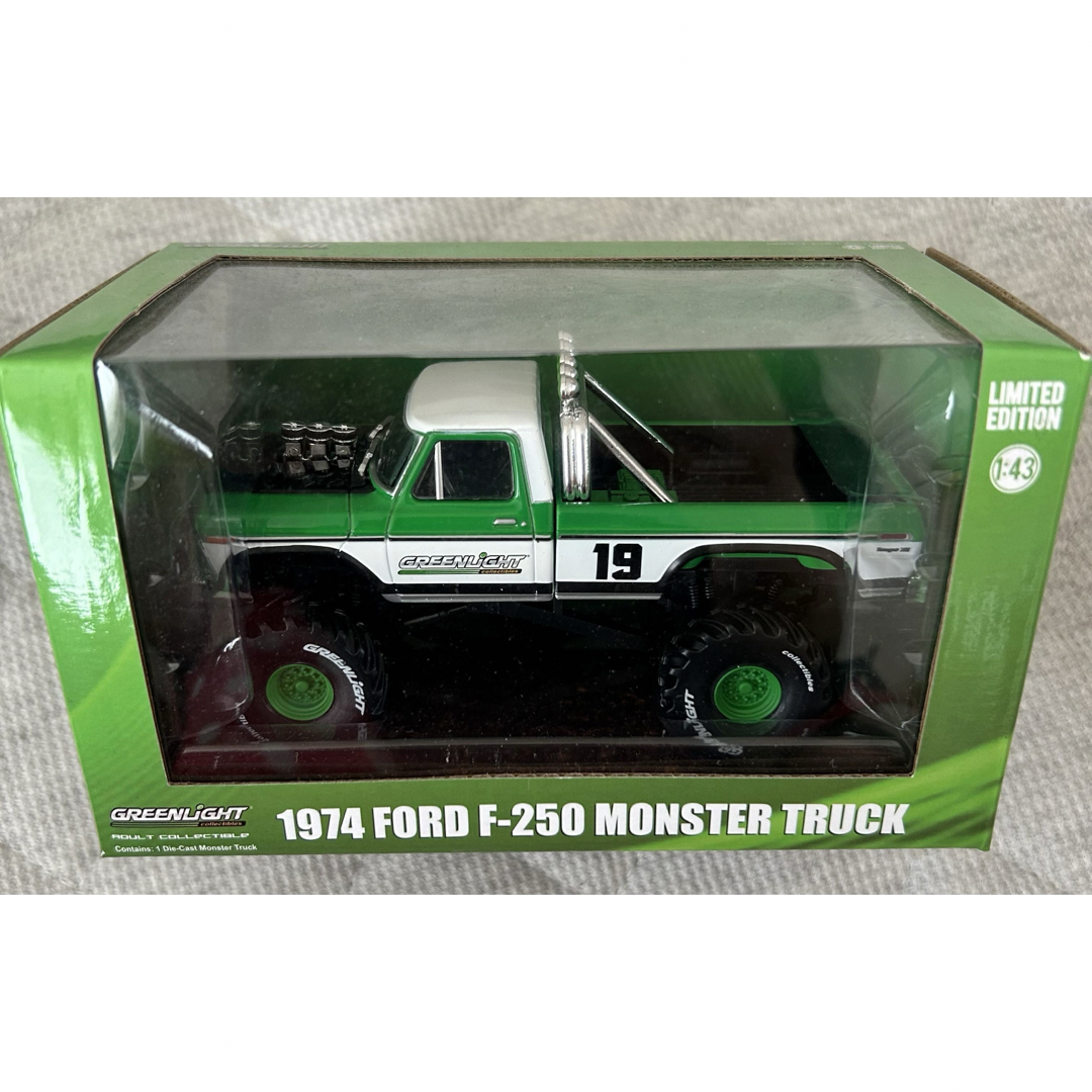 GREENLiDHT - グリーンライト F250 モンスタートラック ミニカー GREENLiDHT - グリーンライト F250 モンスタートラック ミニカー