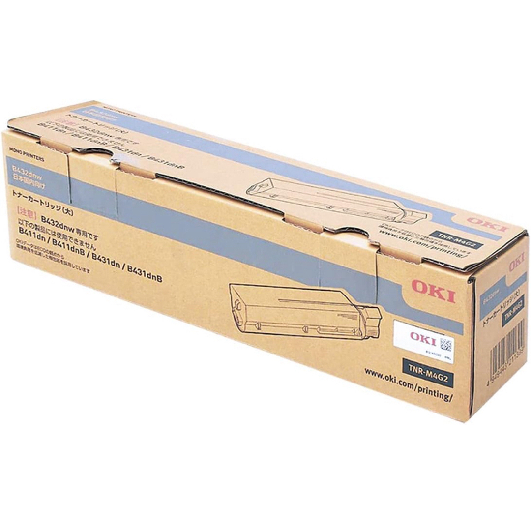 OKI トナーカートリッジ(大容量)TNR-M4G2 新品未開封 OKI トナーカートリッジ(大容量)TNR-M4G2 新品未開封
