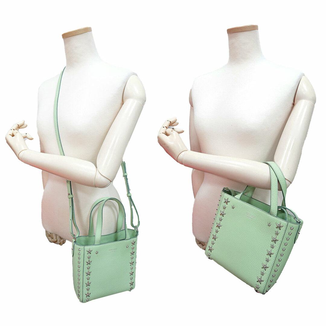 JIMMY CHOO - ジミーチュウ ミニ ペガシ スタースタッズ 2WAY JIMMY CHOO - ジミーチュウ ミニ ペガシ スタースタッズ 2WAY