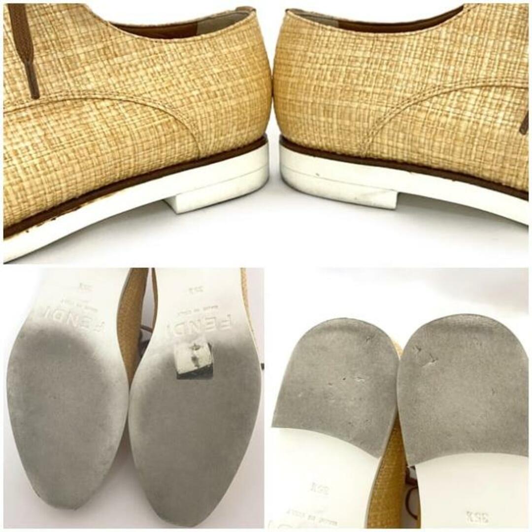 FENDI - フェンディ シューズ ナチュラルベージュ 8L4179 美品 FENDI - フェンディ シューズ ナチュラルベージュ 8L4179 美品