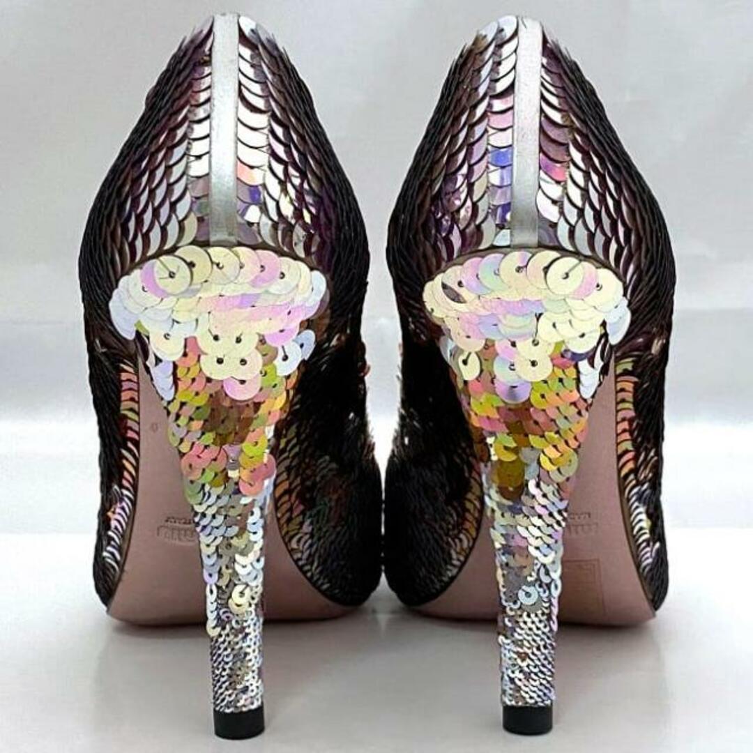 MIU MIU - ミュウミュウ パンプス シルバー ピンク 美品 24.5cm MIU MIU - ミュウミュウ パンプス シルバー ピンク 美品 24.5cm