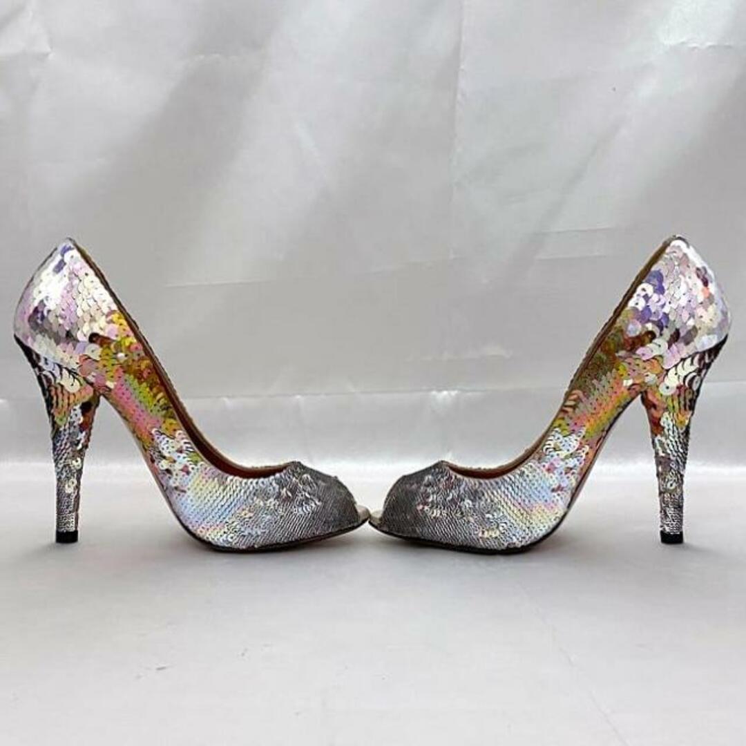 MIU MIU - ミュウミュウ パンプス シルバー ピンク 美品 24.5cm MIU MIU - ミュウミュウ パンプス シルバー ピンク 美品 24.5cm