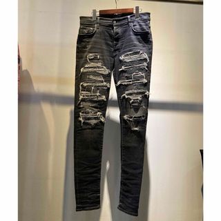 AMIRI - AMIRI アミリ 美品 バンダナ スラッシャー ブラック AMIRI - AMIRI アミリ 美品 バンダナ スラッシャー ブラック