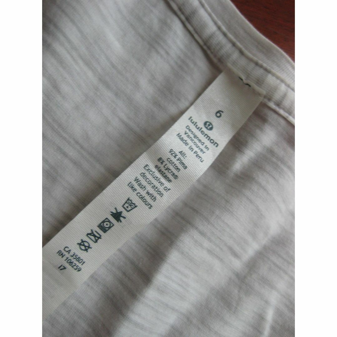 lululemon - ルルレモン 新品未使用 Tシャツ サイズ6の通販 by lululemon - ルルレモン 新品未使用 Tシャツ サイズ6の通販 by