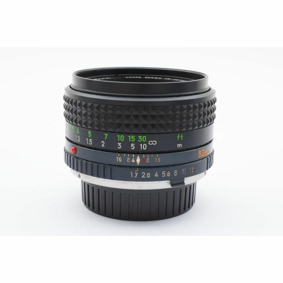 美品】MINOLTA MC 極まりない ROKKOR-PF 50mm f1.7 美品】MINOLTA MC 極まりない ROKKOR-PF 50mm f1.7