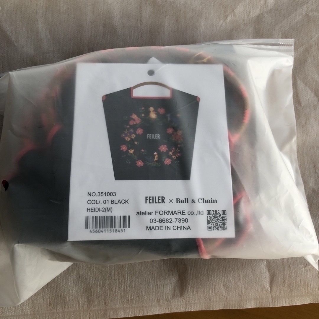 FEILER エコバッグ フェイラー Ball & Chain コラボ Mサイズ FEILER エコバッグ フェイラー Ball & Chain コラボ Mサイズ