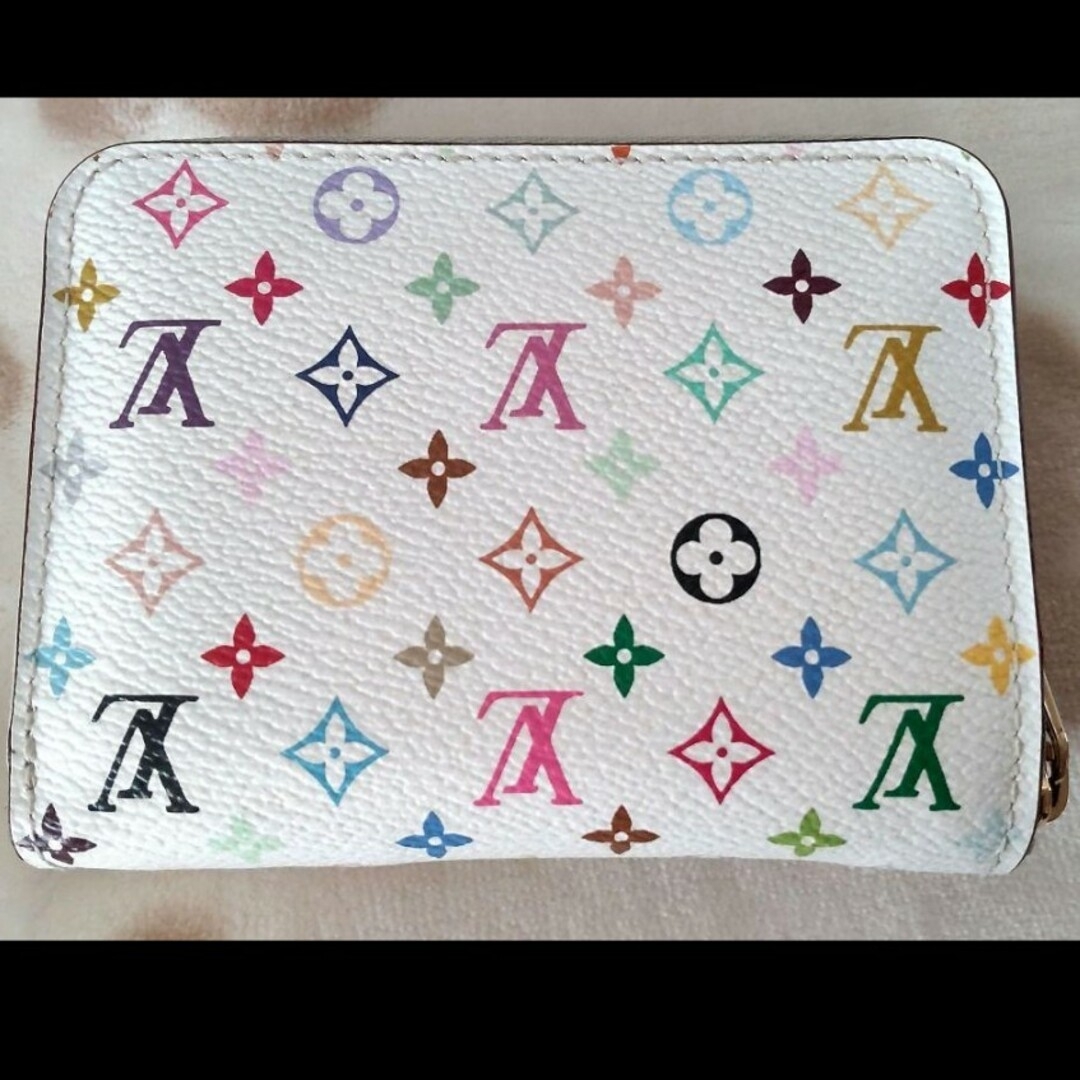 LOUIS VUITTON - ルイヴィトン マルチカラー 白 ジッピー コイン LOUIS VUITTON - ルイヴィトン マルチカラー 白 ジッピー コイン