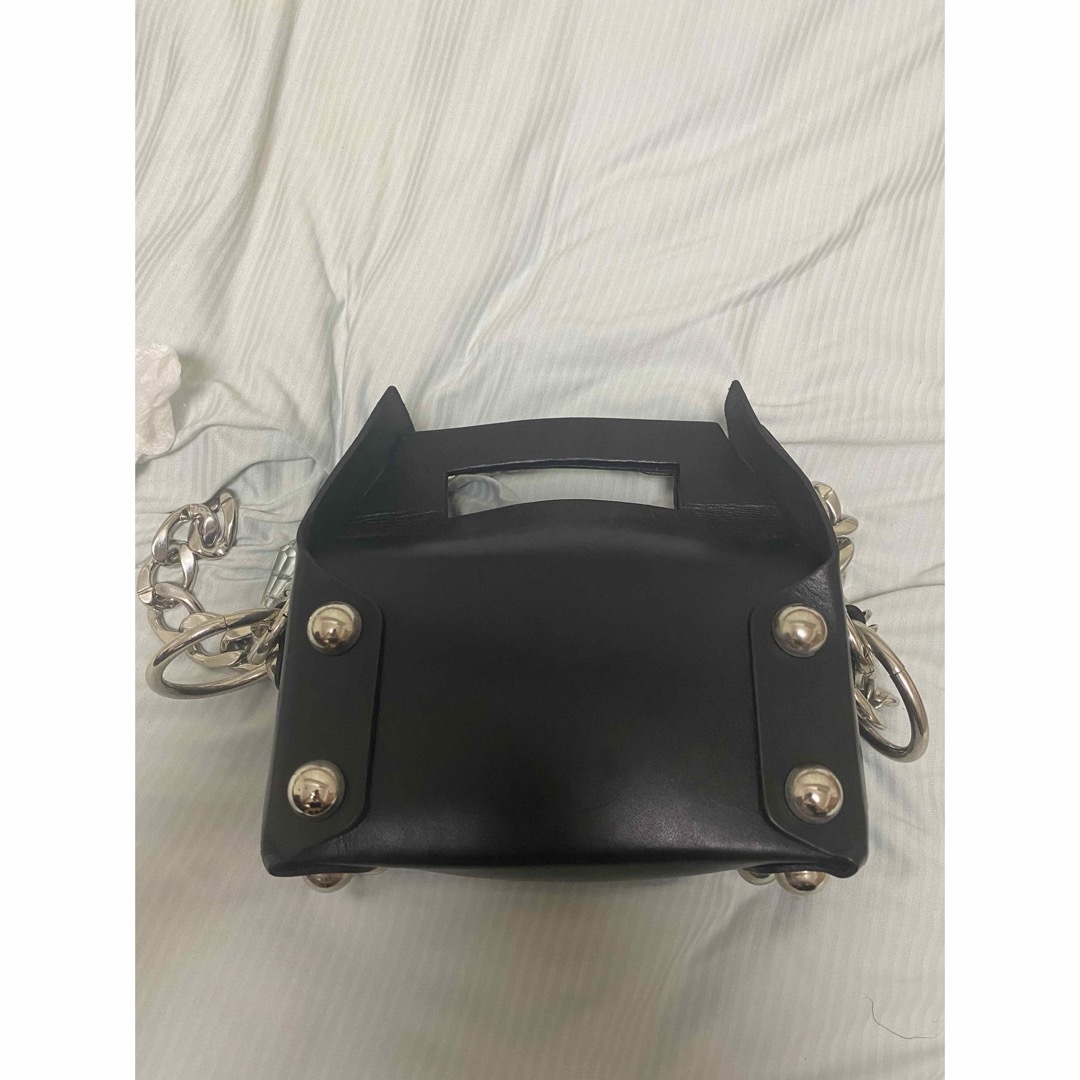 MASU 24AW Leather Cake Mini Bag (BLACK) MASU 24AW Leather Cake Mini Bag (BLACK)