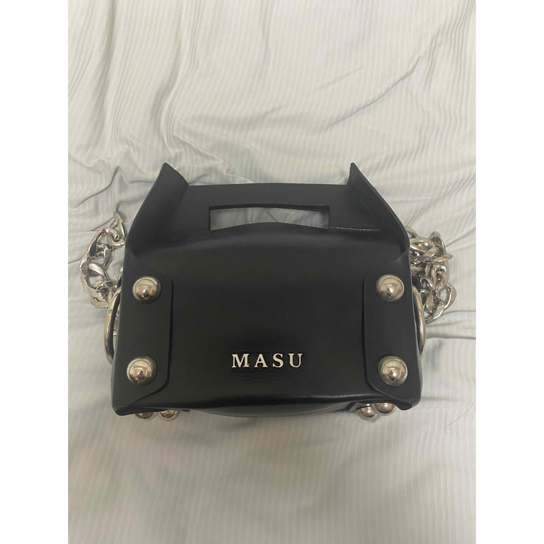 MASU 24AW Leather Cake Mini Bag (BLACK) MASU 24AW Leather Cake Mini Bag (BLACK)