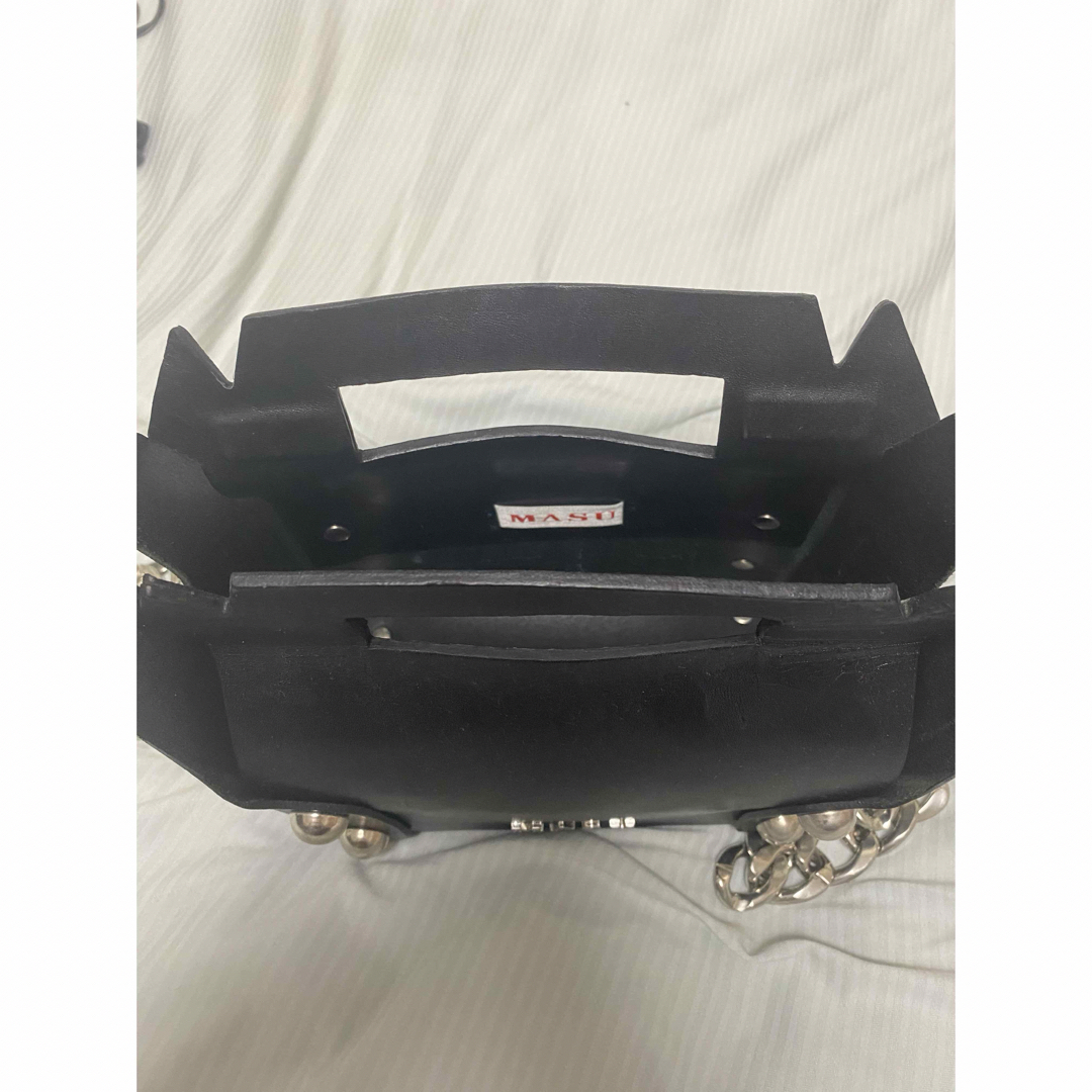 MASU 24AW Leather Cake Mini Bag (BLACK) MASU 24AW Leather Cake Mini Bag (BLACK)