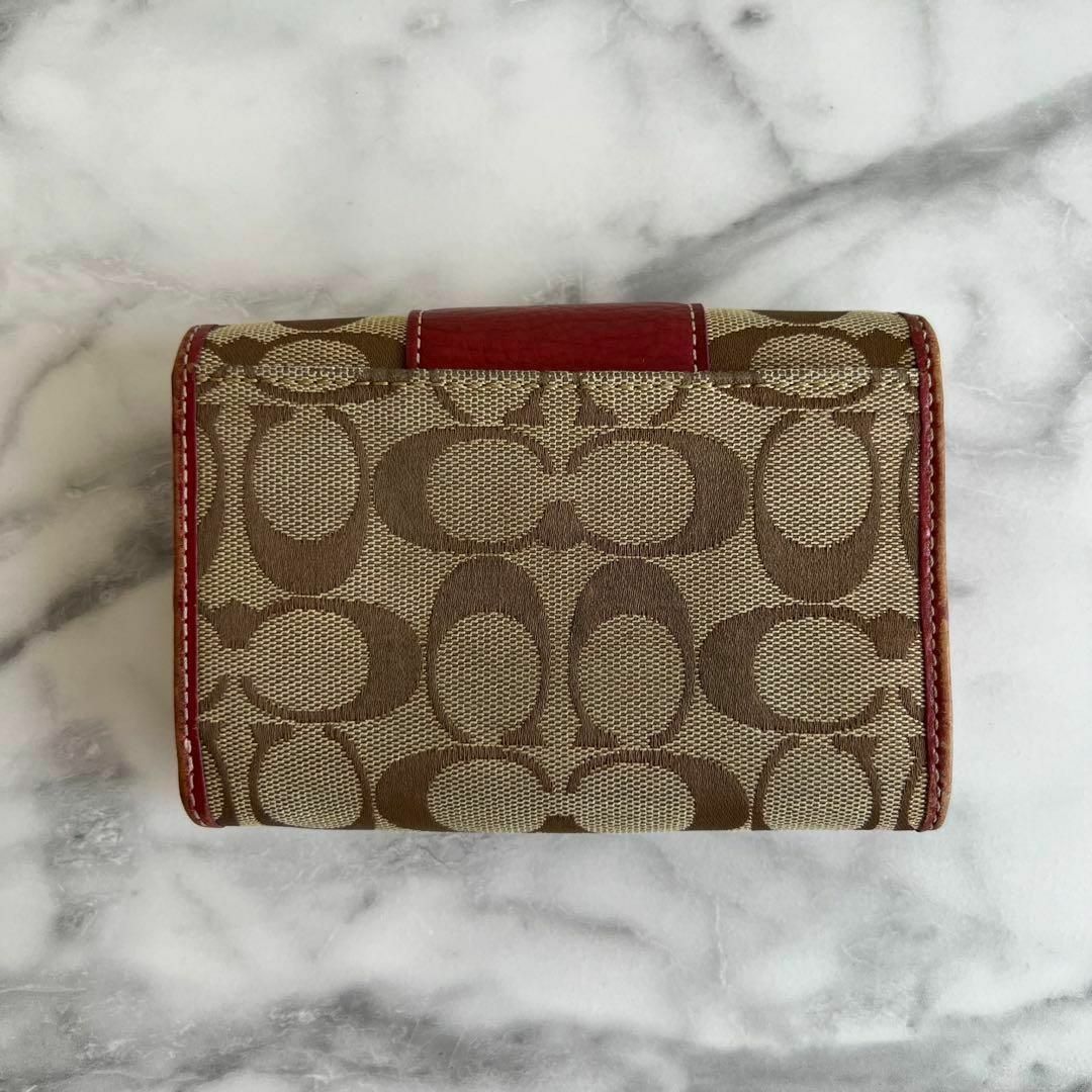 COACH - コーチ 財布 ニつ折り財布 シグネチャー キャンバス COACH - コーチ 財布 ニつ折り財布 シグネチャー キャンバス