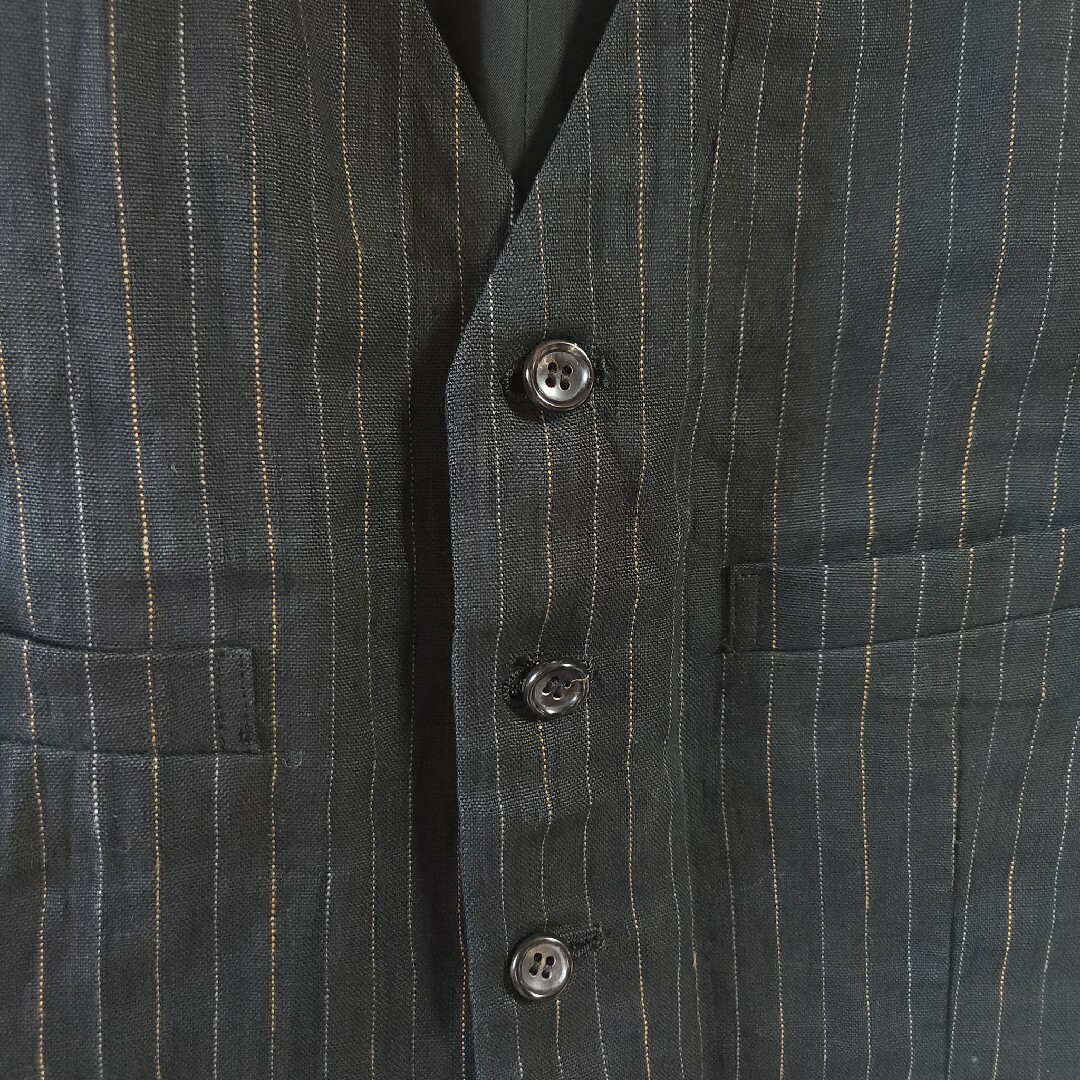 95ss COMME des GARCONS HOMME リネン切り替えベスト 95ss COMME des GARCONS HOMME リネン切り替えベスト